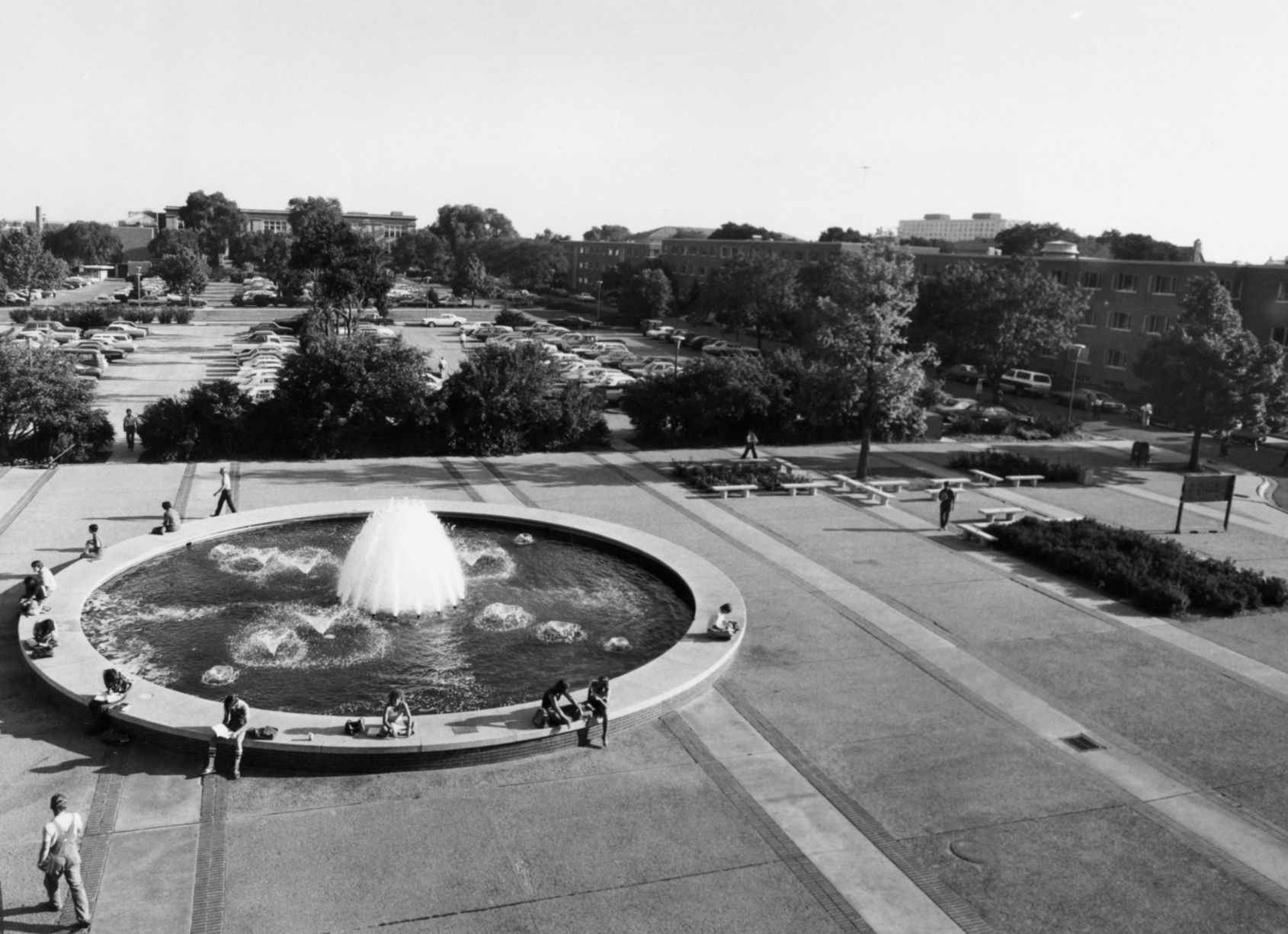 Nebraska Union, north side exterior -- 1985